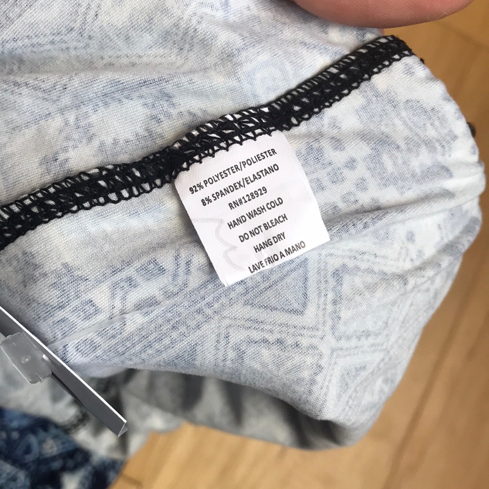 Blue Patterned Legging - Picture 2 of 3
